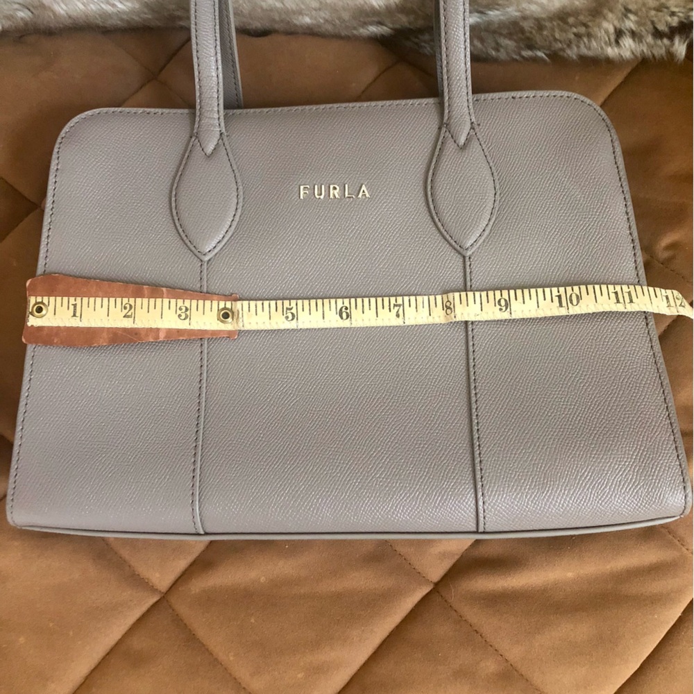 FURLA pebbled leather satchel - Picture 15 of 16